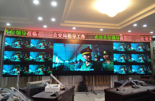 55寸液晶拼接屏成功入驻西藏某公安局